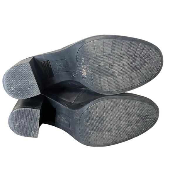 CROWN VINTAGE Adventure Black Leather & Elastic Bootie Women's Size‎ 9 - Picture 10 of 10